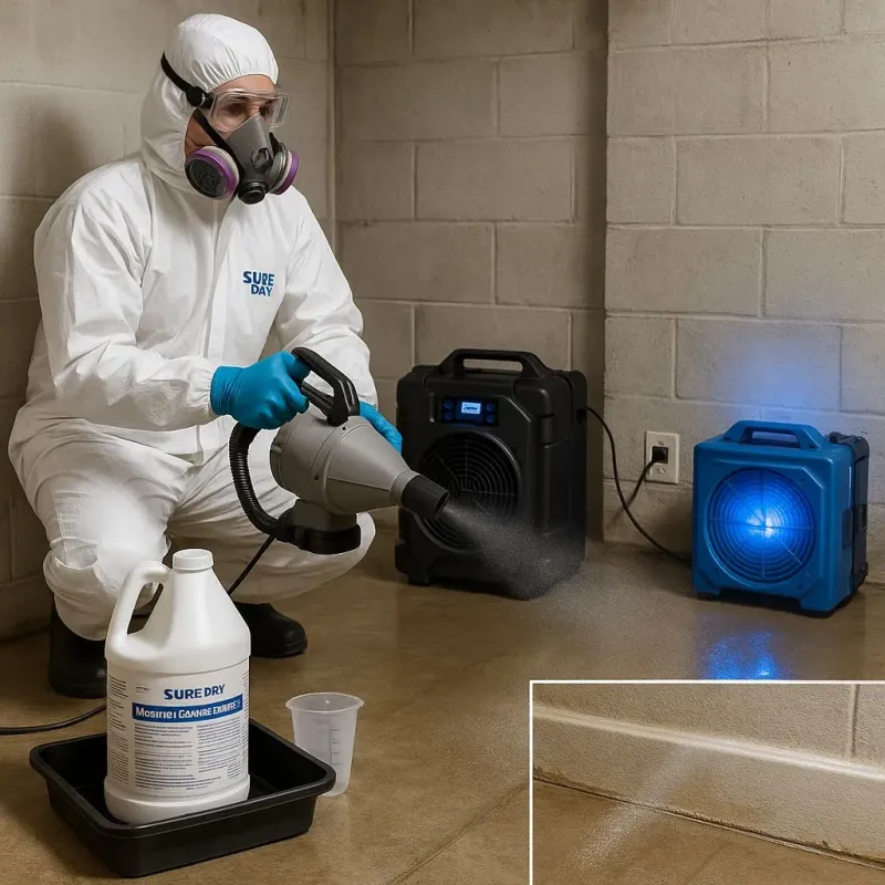 Sanitization and Odor Removal process in Norco, LA